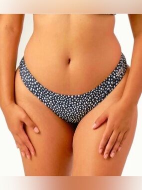 NWT Blackbough Bikini bottom black/white print - XL